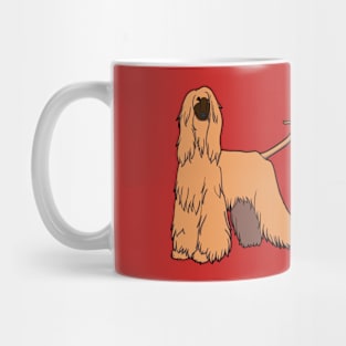 Tan Afghan Hound Mug